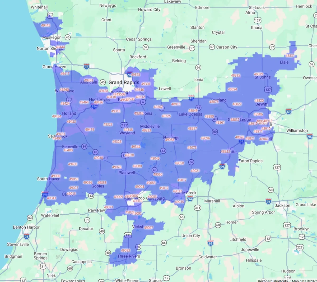 Locey Swim & Spa Service Area: northwest and southwest Michigan